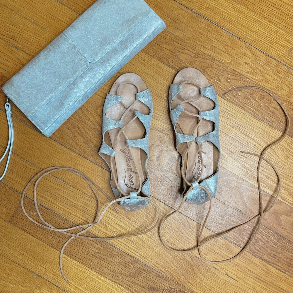 Free People Gladiator Flats - Picture 6 of 9